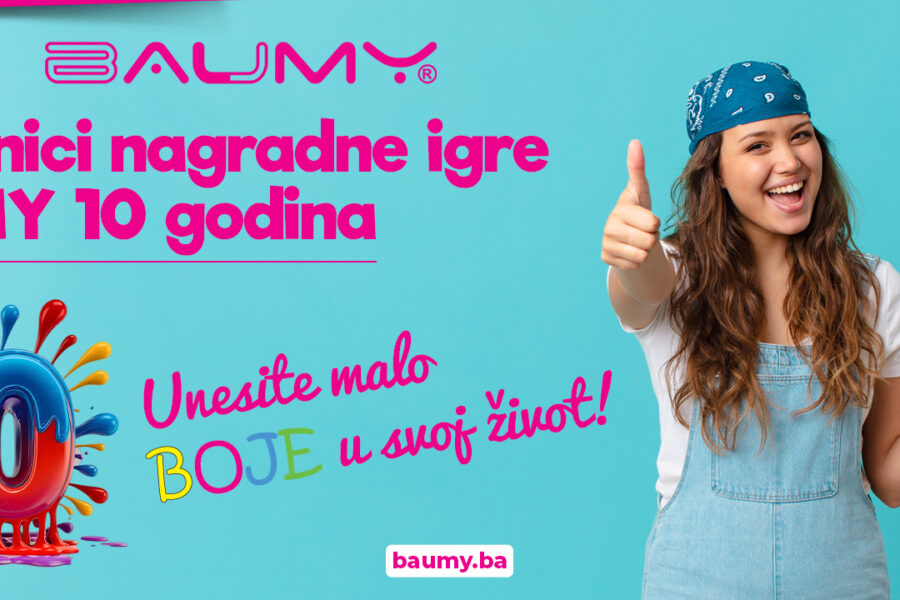 Dobitnici nagradne igre “BAUMY 10 godina”!