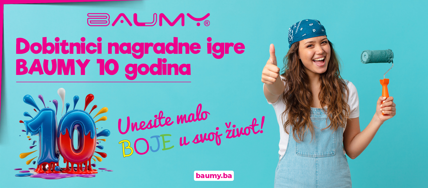 Dobitnici nagradne igre “BAUMY 10 godina”!